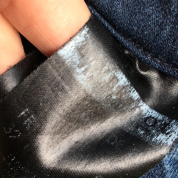 Liverpool Sienna Pull On Leggings Jeans Pants Jeggings Blue Elastic Distressed 0 - Picture 6 of 6